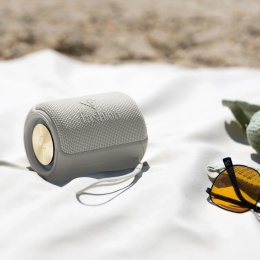 Głośnik Bluetooth z torbą podróżną FashionTV FTV-0116 Matte Cream Gold Collection