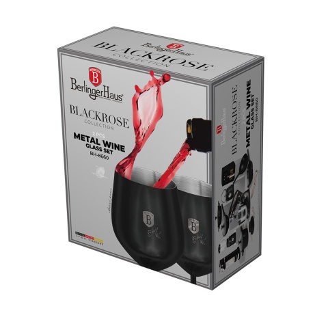 Kieliszki do wina Berlinger Haus BH-8660 Black Rose Collection