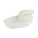 Mini patelnia 16 cm Fashion TV FV-0073 Matte Cream Gold