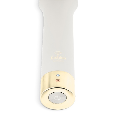 Mini prostujący grzebień do włosów FashionTV FTV-0148 Matte Cream Gold Mini prostujący grzebień do włosów FashionTV FTV-0148 Matte Cream Gold