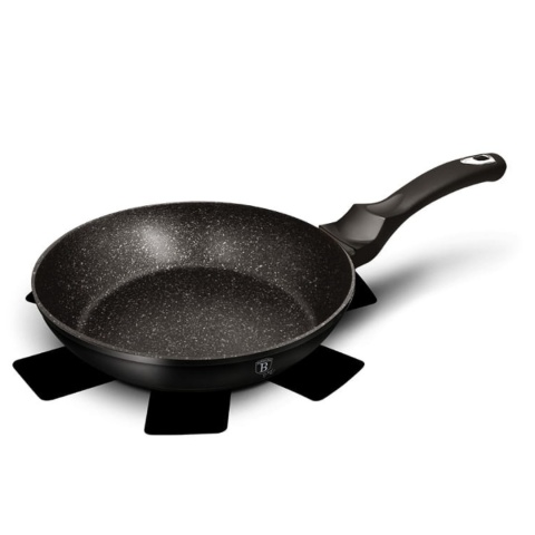 Patelnia 20 cm z powłoką marmurową Berlinger Haus Black Silver BH-1843 | Outlet Patelnia 20 cm z powłoką marmurową Berlinger Haus Black Silver BH-1843 | Outlet