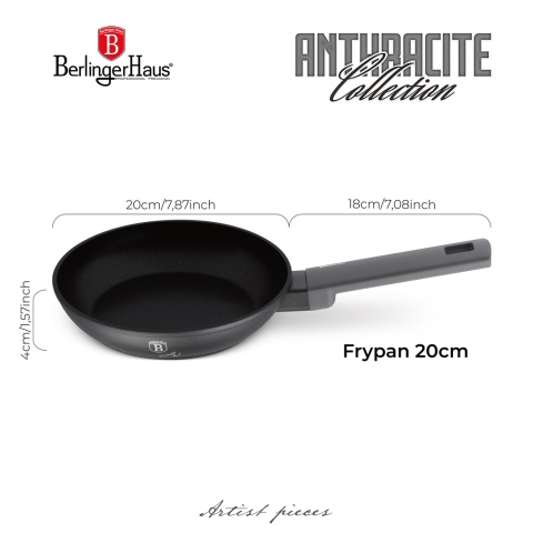 Patelnia 20cm BerlingerHaus Antracit Collection BH-8112