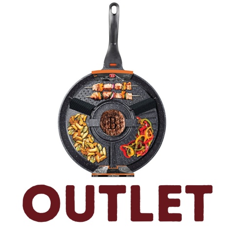 Patelnia grillowa okrągła 4w1 Berlinger Haus BH-1462 | OUTLET Patelnia grillowa okrągła 4w1 Berlinger Haus BH-1462 | OUTLET