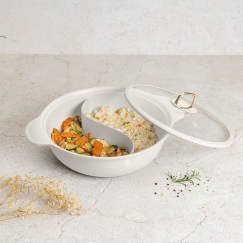 Płytki garnek typu Hot Pot 30cm BerlingerHaus BH- 8628 Sahara Collection