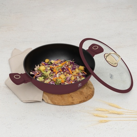 Płytki garnek z pokrywką 30cm BerlingerHaus Leonardo BH-8039 Płytki garnek z pokrywką 30cm BerlingerHaus Leonardo BH-8039
