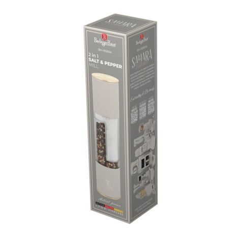 Młynek do pieprzu i soli ręczny 2 w 1 ręczny BerlingerHaus Sahara Collection BH-8580