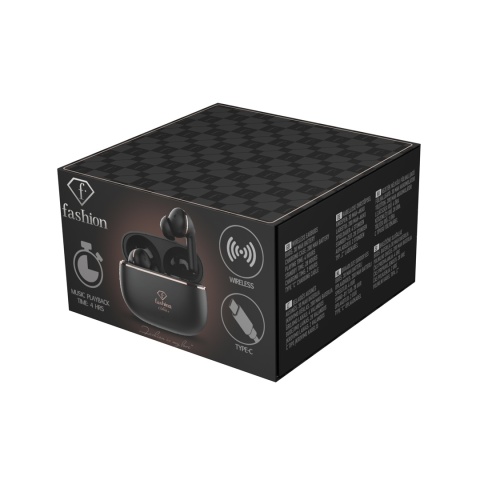 Słuchawki bezprzewodowe Fashion TV by BerlingerHaus FTV-0161 MATTE BLACK- ROSE GOLD