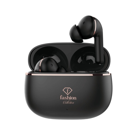 Słuchawki bezprzewodowe Fashion TV by BerlingerHaus FTV-0161 MATTE BLACK- ROSE GOLD
