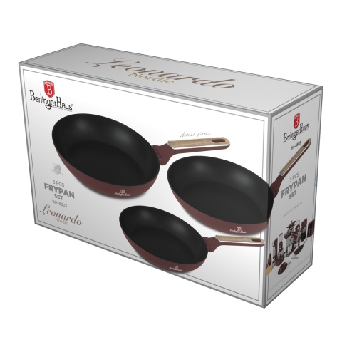 Zestaw 3 Patelni BerlingerHaus BH-8303 Leonardo Nordic Collection