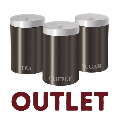 Zestaw 3 pojemników Carbon Edition Berlinger Haus BH-1348 | OUTLET