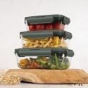 Pojemniki na żywność z pokrywkami BerlingerHaus BH-8791 Matte Green Collection