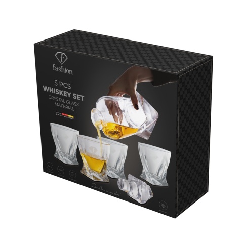 Zestaw do whisky karafka 750 ml + szklanki FashionTV FTV-0138