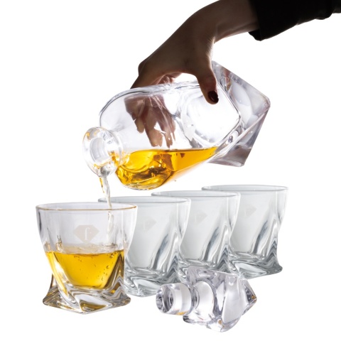 Zestaw do whisky karafka 750 ml + szklanki FashionTV FTV-0138
