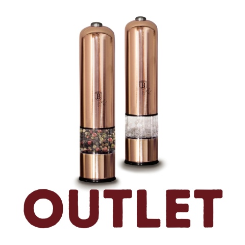 Zestaw elektrycznych młynków do przypraw BerlingerHaus Rose Gold BH-1905 | OUTLET