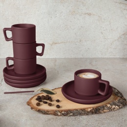 Zestaw filiżanek do espresso 4szt BerlingerHaus Leonardo BH-10017