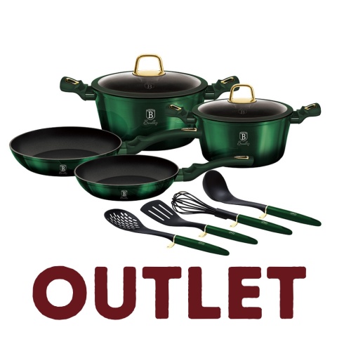 Zestaw garnków z tytanową powłoką non-stick 10el. BerlingerHaus BH-7039 | OUTLET