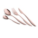 Zestaw sztućców 24 szt. FashionTV FTV-0083 Mirror Rose Gold