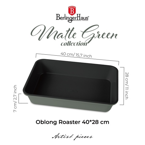 Brytfanna BerlingerHaus 40cm BH-7902 Matte Green Collection
