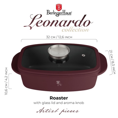Brytfanna z aromatyzerem 6L BerlingerHaus Leonardo BH-8776