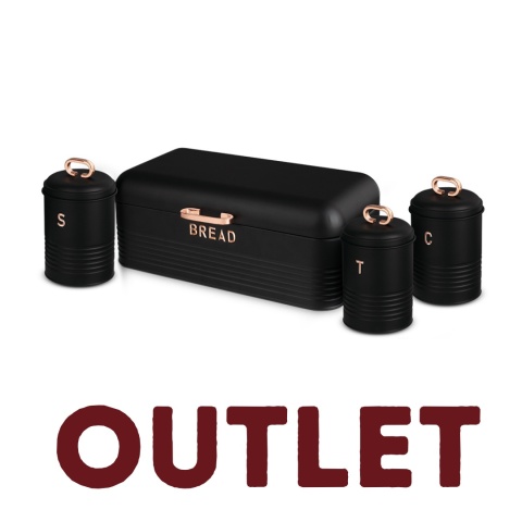Chlebak z 3 pojemnikami Black rose BH-6753 | OUTLET