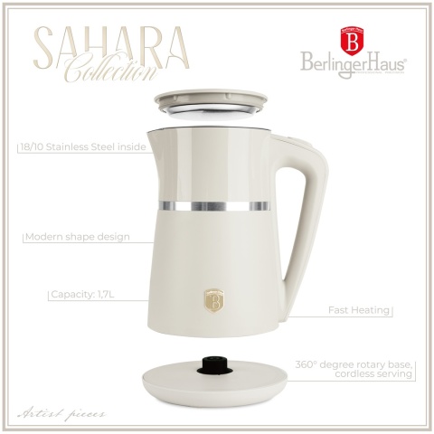 Czajnik elektryczny 1,7 L BerlingerHaus BH-9862 Sahara Collection