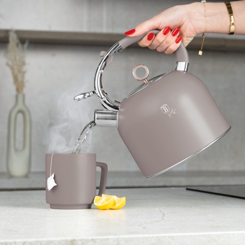 Czajnik tradycyjny 3L BerlingerHaus BH-8914 Taupe Collection