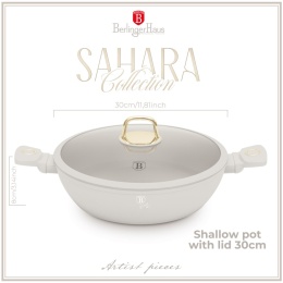 Garnek płytki 30cm 4,5l BEZ POKRYWKI BerlingerHaus Sahara BH-8069 | OUTLET