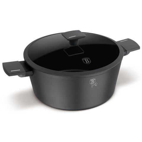 Garnek z pokrywką 28 cm Antracit Collection BerlingerHaus BH-8132