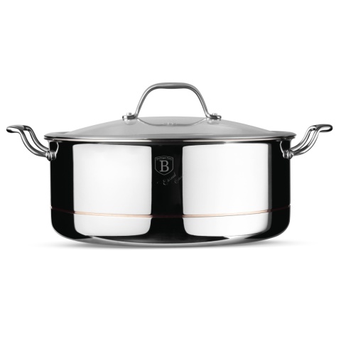 Garnek z pokrywką 28 cm Copper Touch Collection BerlingerHaus BH-8816