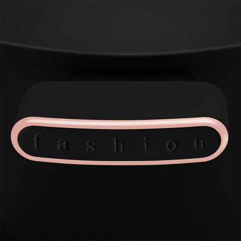 Garnek z pokrywką 28cm Fashion TV FTV-0039 Matte Black- Rose Gold