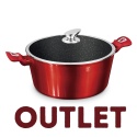 Garnek z pokrywką 8L Metallic Line Burgundy BerlingerHaus BH-6192 | OUTLET