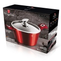 Garnek z pokrywką 8L Metallic Line Burgundy BerlingerHaus BH-6192 | OUTLET