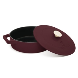 Garnek żeliwny 2,57L z pokrywką 26cm BerlingerHaus Leonardo BH-6263