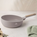Patelnia Wok Flip 26 cm BerlingerHaus BH-8332  | Taupe Nordic Collection