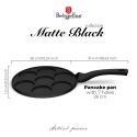 Patelnia do naleśników 26cm | Pancakes BerlingerHaus BH-7793 Black Rose