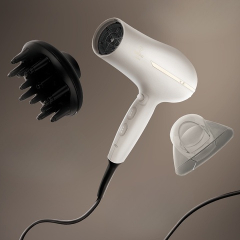 Profesjonalna suszarka do włosów FashionTV FTV-0145 Matte Cream Gold Collection