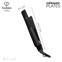 Prostownica do włosów FashionTV FTV-0146 Matte Black- Rose Collection