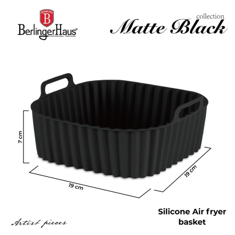 Silikonowa Forma do Air Fryer BerlingerHaus BH-8886 Matte Black Collection