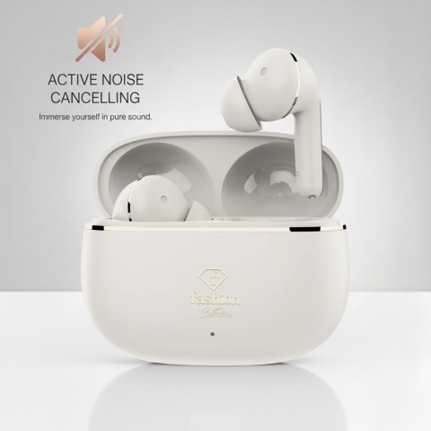 Słuchawki bezprzewodowe Fashion TV by BerlingerHaus FTV-0162 – Cream-Gold