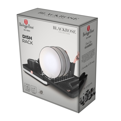 Suszarka do naczyń BerlingerHaus BH-8891 Black Rose Collection