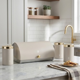 Zestaw 3 pojemników i chlebak BerlingerHaus BH-6739 Sahara Collection