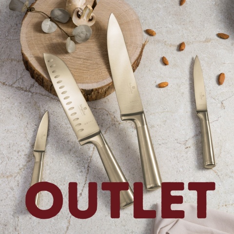 Zestaw 4 złotych noży BerlingerHaus Leonardo Collection BH-2976 | OUTLET