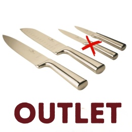 Zestaw 4 złotych noży BerlingerHaus Leonardo Collection BH-2976 | OUTLET