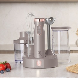 Bezprzewodowy | Wielofunkcyjny blender ręczny 200W BerlingerHaus Taupe BH-9558