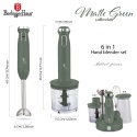 Blender ręczny 6w1 BerlingerHaus LP-BH-264 Matte Green