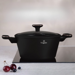 Garnek z pokrywką 24cm BerlingerHaus BH- 8358 | Black Rose Collection