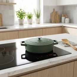 Garnek żeliwny 2,57L 26 cm BerlingerHaus BH-6262 Matte Green