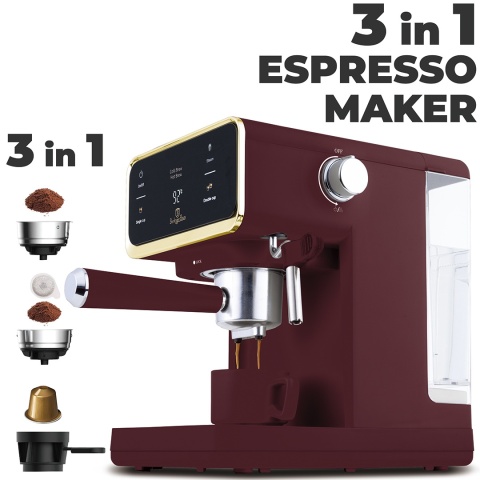 Ekspres kolbowy 3 w 1 BerlingerHaus  Leonardo Collection BH-9848