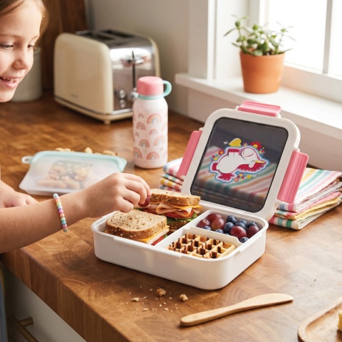 Lunch box dziecięcy 1320 ml Minions Collection BerlingerHaus BH-8952MN