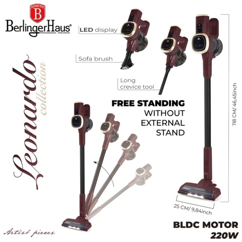 Odkurzacz bezprzewodowy BerlingerHaus BH-9787 Leonardo Collection